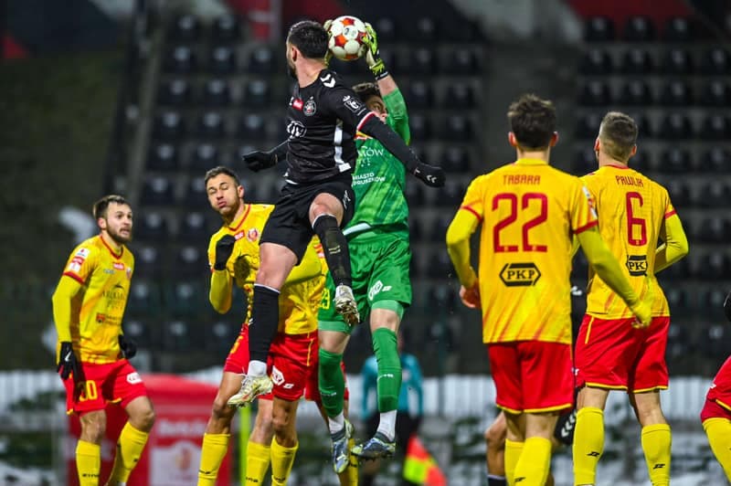 Football. Betclic 1 Liga. Polonia Warszawa - Znicz Pruszkow. 14.02.2026