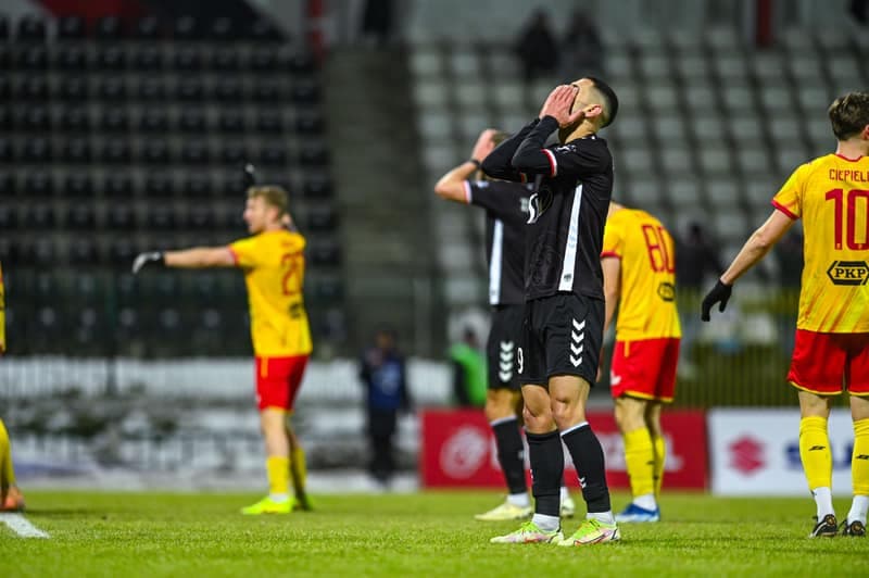 Football. Betclic 1 Liga. Polonia Warszawa - Znicz Pruszkow. 14.02.2026