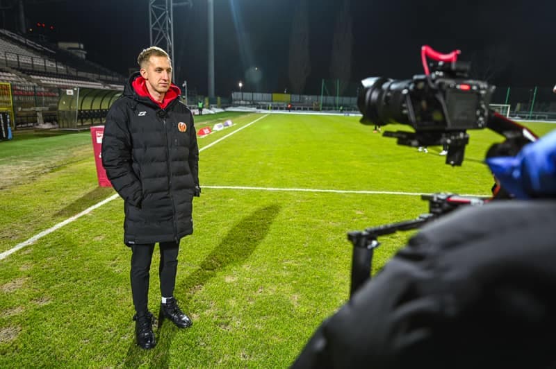 Football. Betclic 1 Liga. Polonia Warszawa - Znicz Pruszkow. 14.02.2026