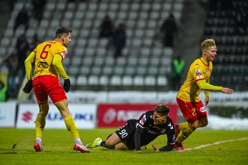 Football. Betclic 1 Liga. Polonia Warszawa - Znicz Pruszkow. 14.02.2026