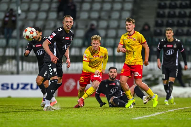 Football. Betclic 1 Liga. Polonia Warszawa - Znicz Pruszkow. 14.02.2026