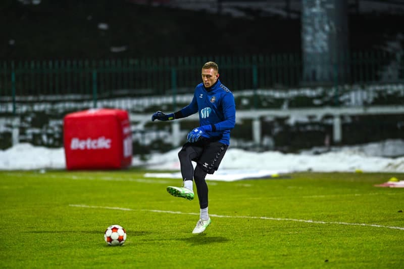 Football. Betclic 1 Liga. Polonia Warszawa - Znicz Pruszkow. 14.02.2026