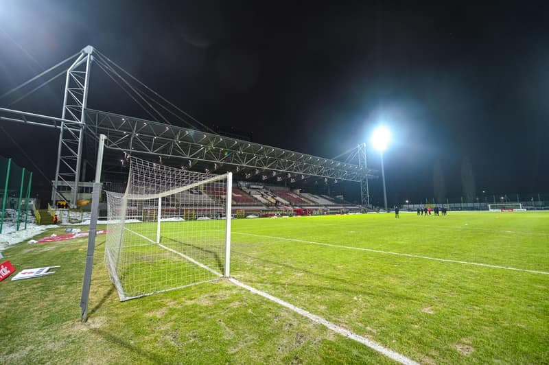 Football. Betclic 1 Liga. Polonia Warszawa - Znicz Pruszkow. 14.02.2026