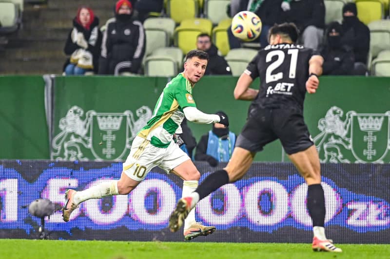 Football. PKO BP Ekstraklasa. Lechia Gdansk - Cracovia. 06.02.2026