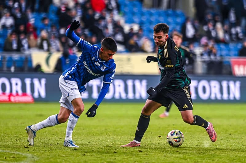 Football. PKO BP Ekstraklasa. Lech Poznan - Lechia Gdansk. 31.01.2026