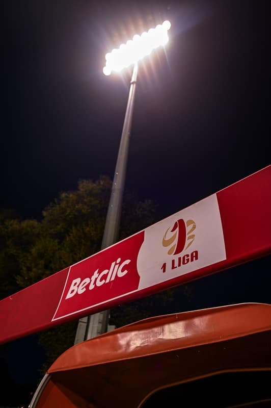Football. Betclic 1 liga. Chrobry Glogow - Polonia Warszawa. 18.10.2025