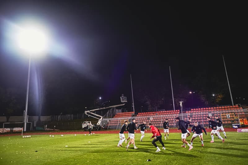 Football. Betclic 1 liga. Chrobry Glogow - Polonia Warszawa. 18.10.2025