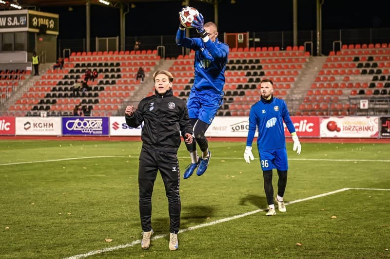 Football. Betclic 1 liga. Chrobry Glogow - Polonia Warszawa. 18.10.2025
