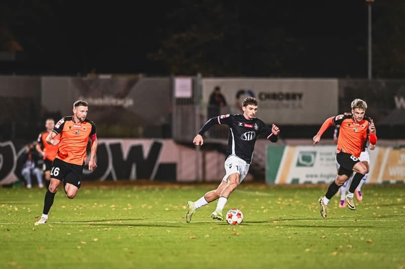 Football. Betclic 1 liga. Chrobry Glogow - Polonia Warszawa. 18.10.2025