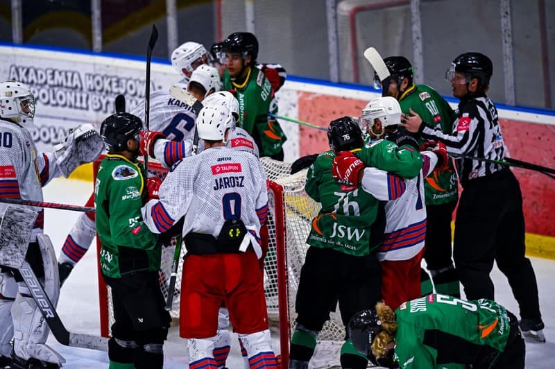 Ice Hockey. Tauron Hokej Liga. Polonia Bytom - JKH GKS Jastrzebie. 12.10.2025