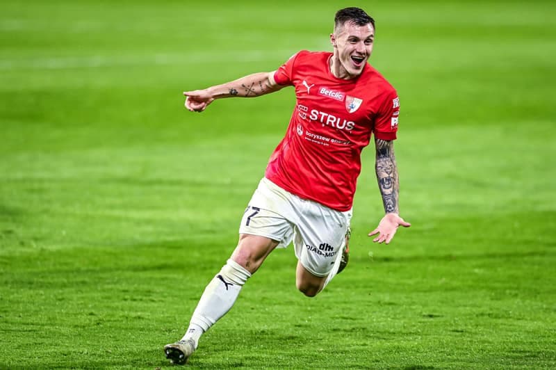 Football. Betclic 1 liga. Miedz Legnica - Pogon Siedlce. 17.10.2025
