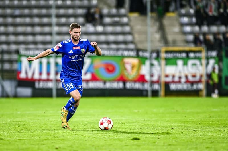 Football. Betclic 1 liga. Miedz Legnica - Pogon Siedlce. 17.10.2025
