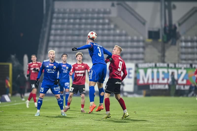 Football. Betclic 1 Liga. Miedz Legnica - GKS Tychy. 28.11.2025