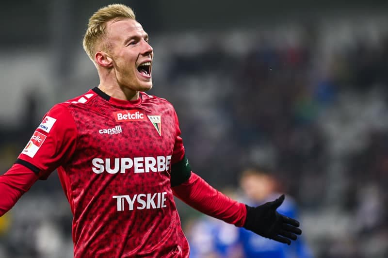 Football. Betclic 1 Liga. Miedz Legnica - GKS Tychy. 28.11.2025