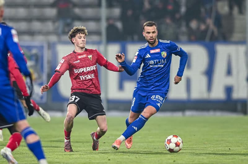 Football. Betclic 1 Liga. Miedz Legnica - GKS Tychy. 28.11.2025