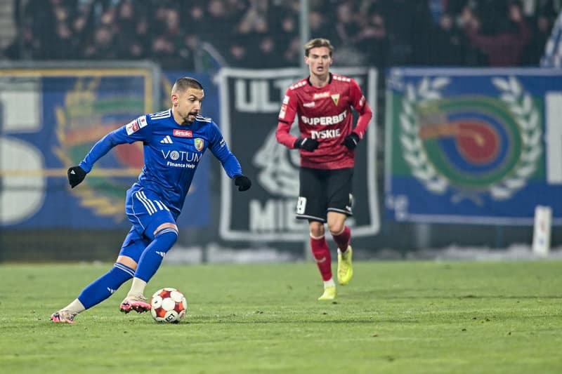 Football. Betclic 1 Liga. Miedz Legnica - GKS Tychy. 28.11.2025