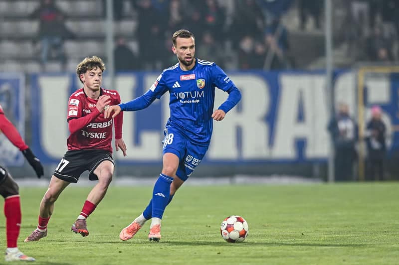 Football. Betclic 1 Liga. Miedz Legnica - GKS Tychy. 28.11.2025
