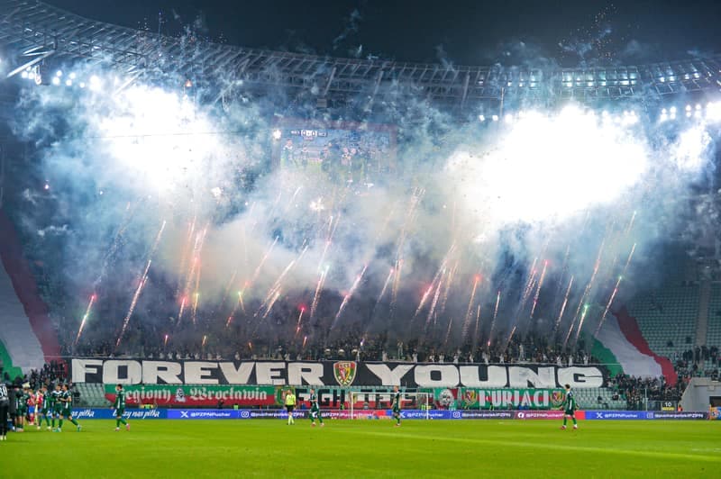 Football. STS Puchar Polski. Slask Wroclaw - Rakow Czestochowa. 03.12.2025