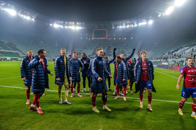 Football. STS Puchar Polski. Slask Wroclaw - Rakow Czestochowa. 03.12.2025