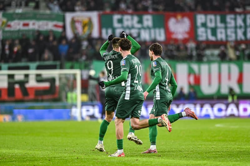 Football. STS Puchar Polski. Slask Wroclaw - Rakow Czestochowa. 03.12.2025