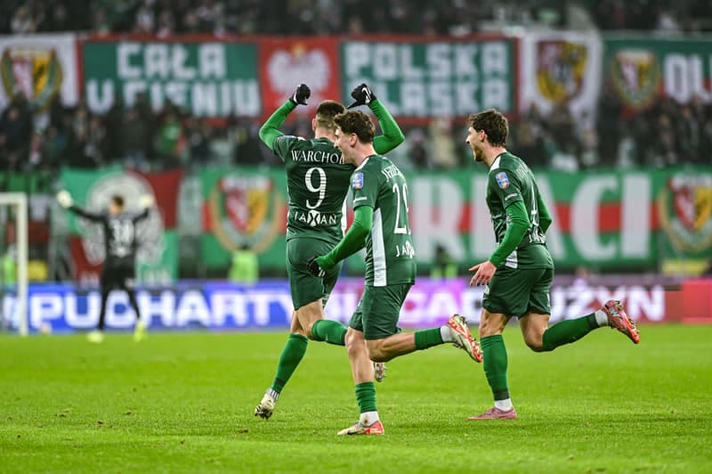 Football. STS Puchar Polski. Slask Wroclaw - Rakow Czestochowa. 03.12.2025