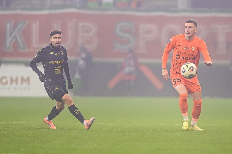 Football. PKO BP Ekstraklasa. Zaglebie Lubin - Jagiellonia Bialystok. 30.11.2025