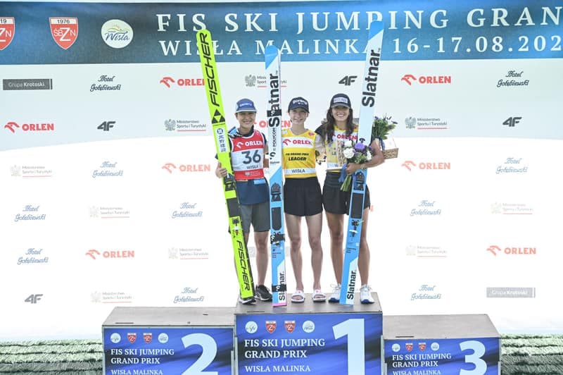 Ski Jumping. FIS Summer Grand Prix. Women Individual Competition. 16.08.2025