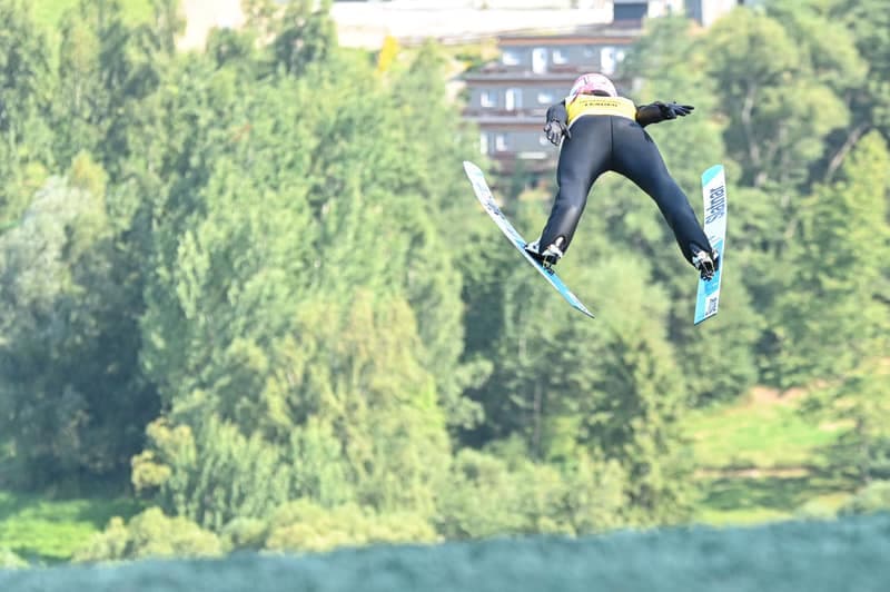 Ski Jumping. FIS Summer Grand Prix. Women Trial Round. 16.08.2025