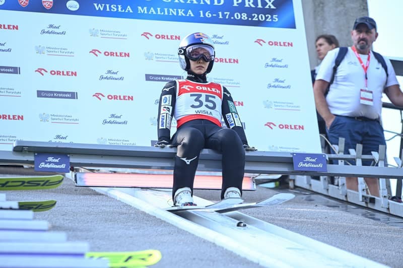 Ski Jumping. FIS Summer Grand Prix. Women Trial Round. 16.08.2025