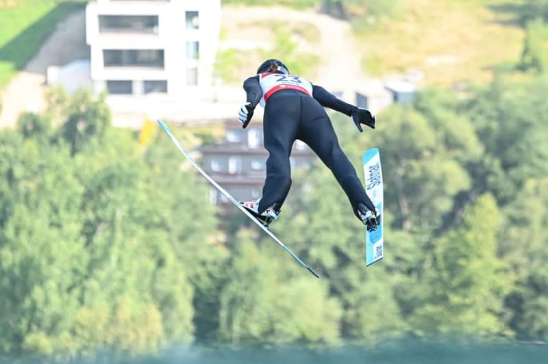 Ski Jumping. FIS Summer Grand Prix. Women Trial Round. 16.08.2025