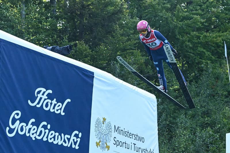 Ski Jumping. FIS Summer Grand Prix. Women Trial Round. 16.08.2025