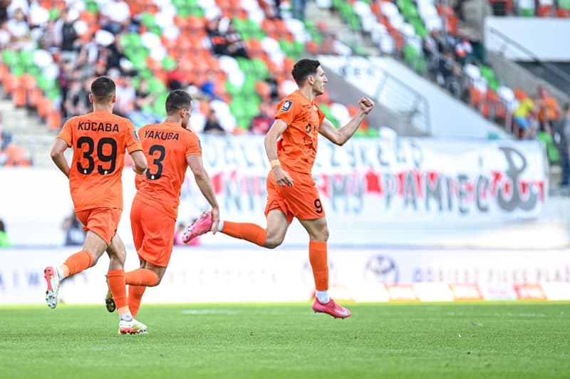 Football. PKO BP Ekstraklasa. Zaglebie Lubin - Korona Kielce. 01.08.2025