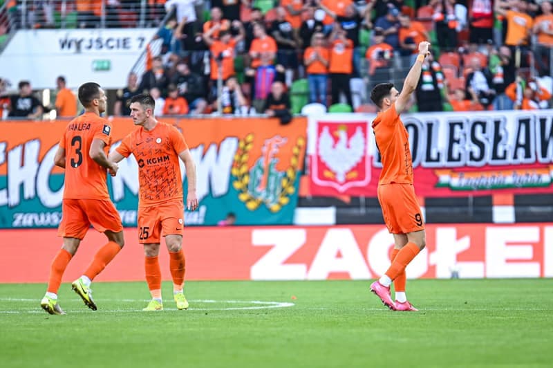 Football. PKO BP Ekstraklasa. Zaglebie Lubin - Korona Kielce. 01.08.2025