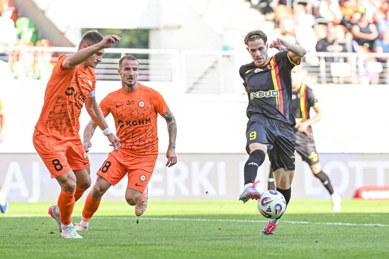Football. PKO BP Ekstraklasa. Zaglebie Lubin - Korona Kielce. 01.08.2025