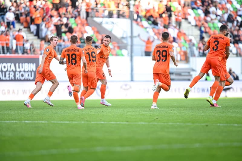 Football. PKO BP Ekstraklasa. Zaglebie Lubin - Korona Kielce. 01.08.2025
