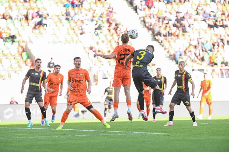 Football. PKO BP Ekstraklasa. Zaglebie Lubin - Korona Kielce. 01.08.2025