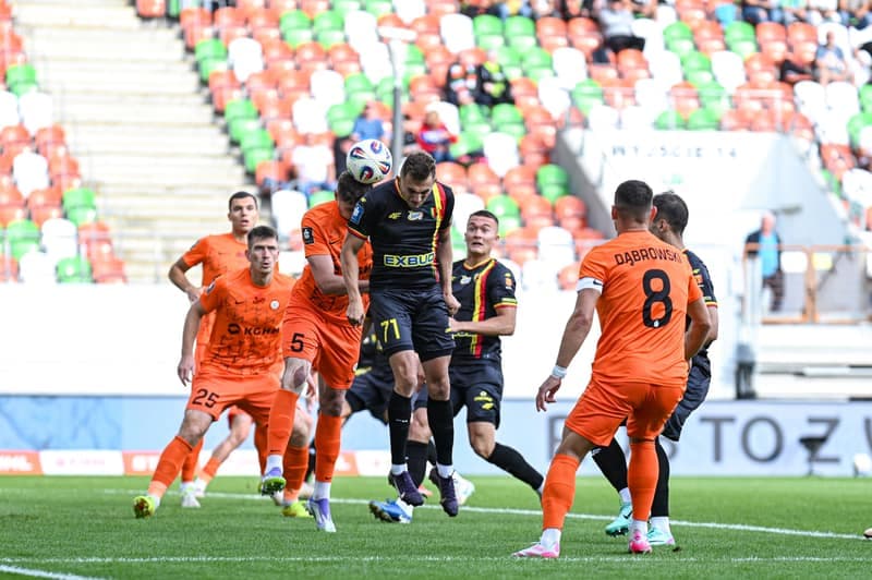 Football. PKO BP Ekstraklasa. Zaglebie Lubin - Korona Kielce. 01.08.2025