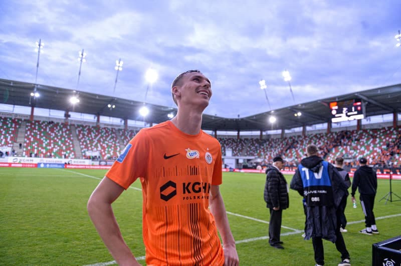 Football. PKO BP Ekstraklasa. Zaglebie Lubin - Widzew Lodz. 10.05.2025