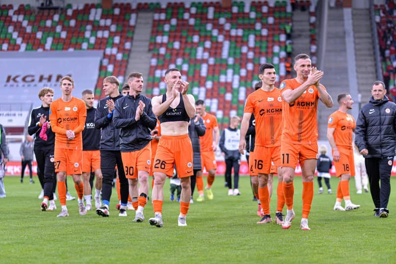 Football. PKO BP Ekstraklasa. Zaglebie Lubin - Widzew Lodz. 10.05.2025