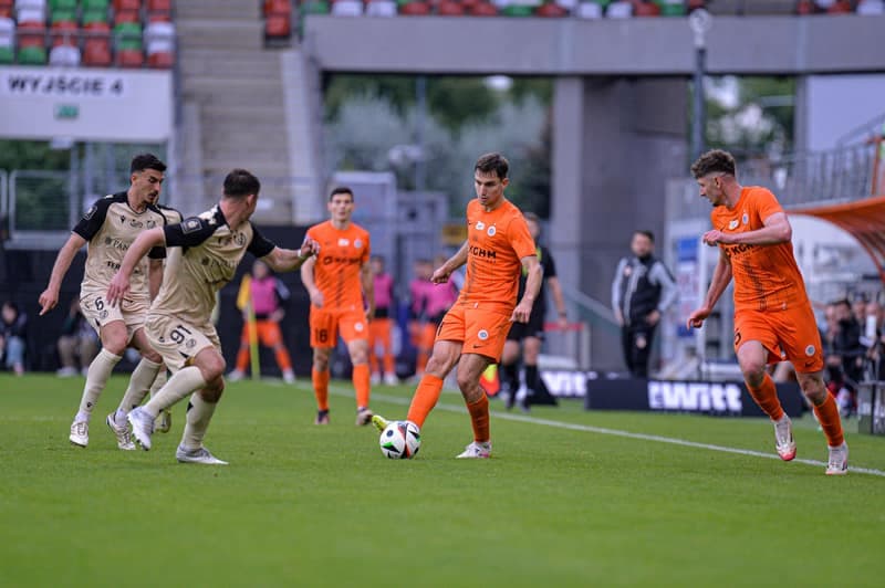 Football. PKO BP Ekstraklasa. Zaglebie Lubin - Widzew Lodz. 10.05.2025
