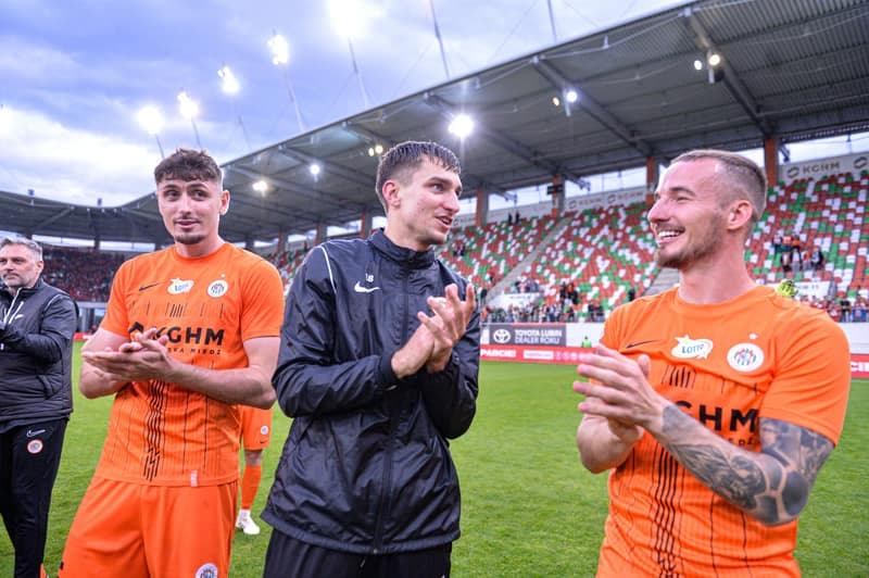 Football. PKO BP Ekstraklasa. Zaglebie Lubin - Widzew Lodz. 10.05.2025