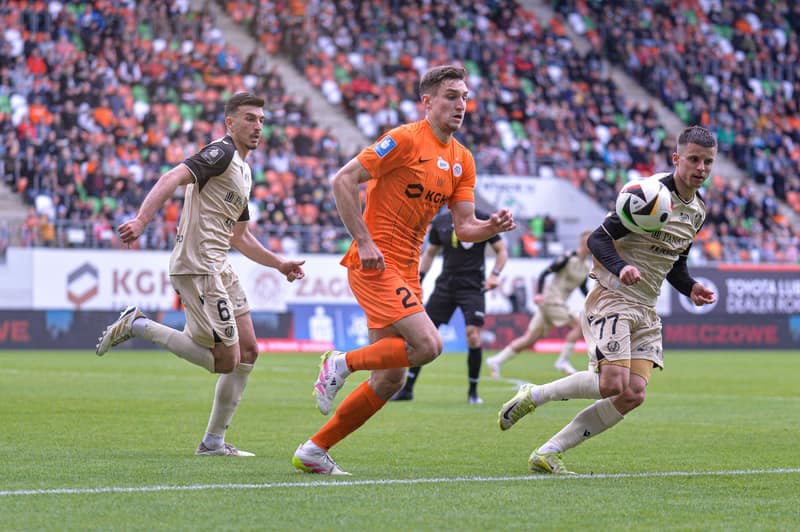 Football. PKO BP Ekstraklasa. Zaglebie Lubin - Widzew Lodz. 10.05.2025