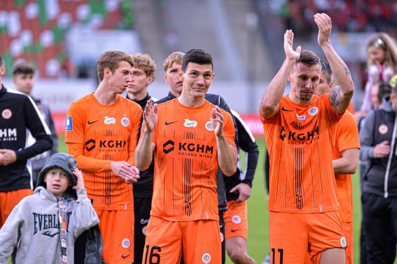 Football. PKO BP Ekstraklasa. Zaglebie Lubin - Widzew Lodz. 10.05.2025