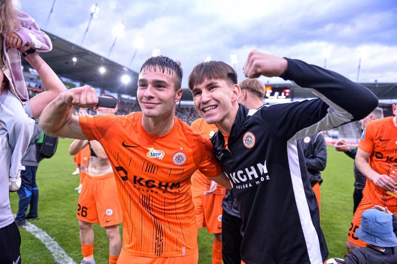 Football. PKO BP Ekstraklasa. Zaglebie Lubin - Widzew Lodz. 10.05.2025