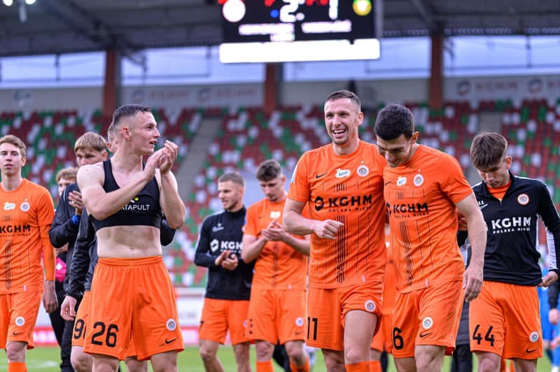 Football. PKO BP Ekstraklasa. Zaglebie Lubin - Widzew Lodz. 10.05.2025