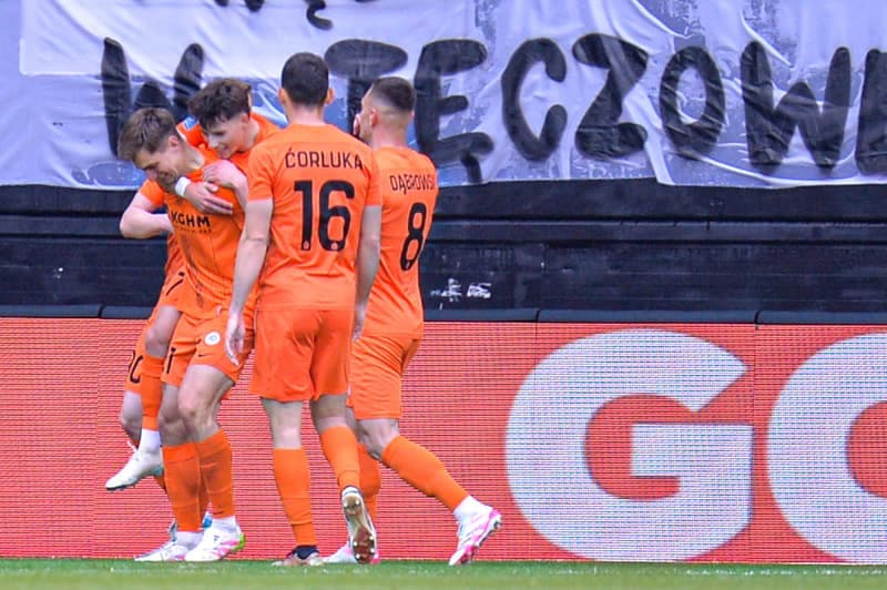 Football. PKO BP Ekstraklasa. Zaglebie Lubin - Widzew Lodz. 10.05.2025