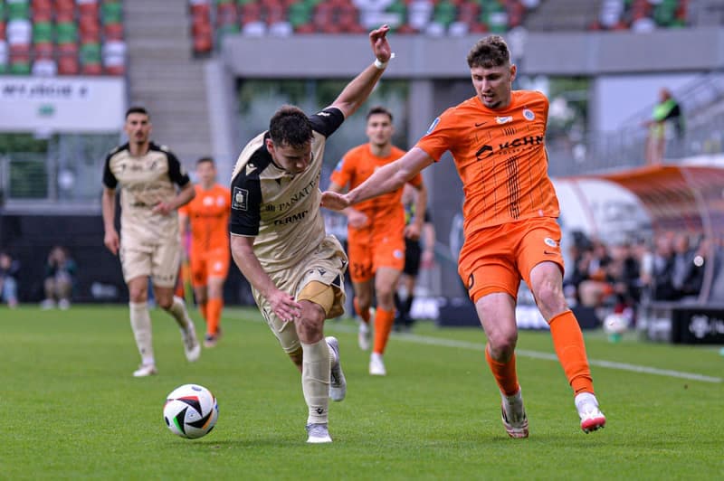Football. PKO BP Ekstraklasa. Zaglebie Lubin - Widzew Lodz. 10.05.2025