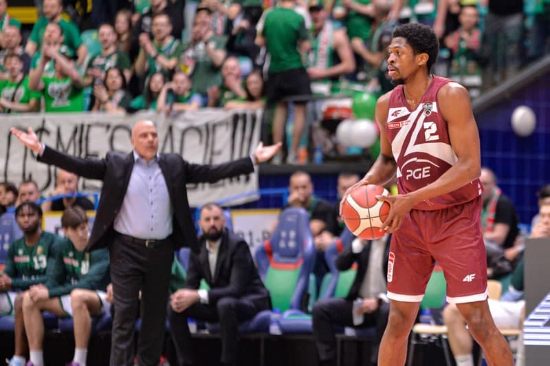 Basketball. Orlen Basket Liga. Slask Wroclaw - Spojnia Stargard. 14.04.2025