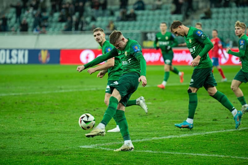 Football. Polish Cup. Slask Wroclaw - Piast Gliwice. 03.12.2024