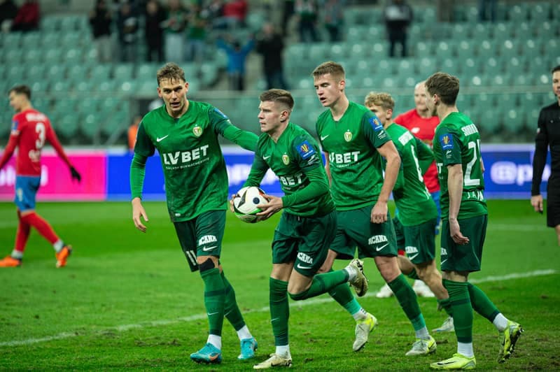 Football. Polish Cup. Slask Wroclaw - Piast Gliwice. 03.12.2024